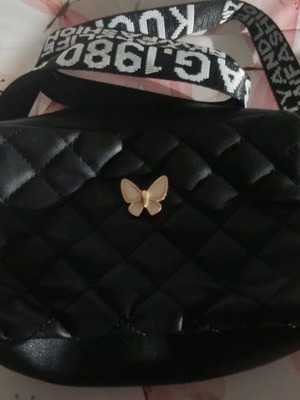 Shoulder bag new black leatherette from Shein