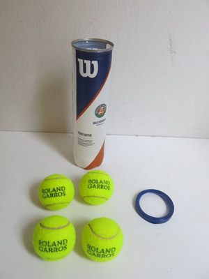 Μπαλάκια τέννις Wilson Roland Garros All Court καινούργια, σετ 4 τεμαχίων
