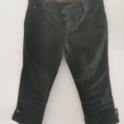 Tommy Hilfiger 3/4 black denim bermuda pants new