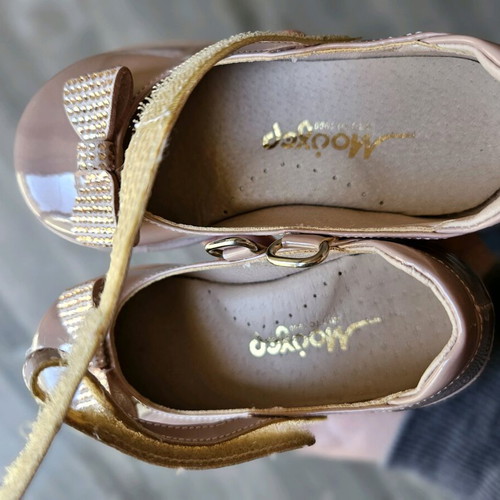Mouger ballerinas size 23 like new, pink-beige