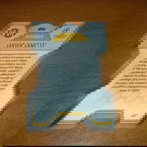 topps / MATCH ATTAX EXTRA / JAVIER ZANETTI / Chrome X!!!