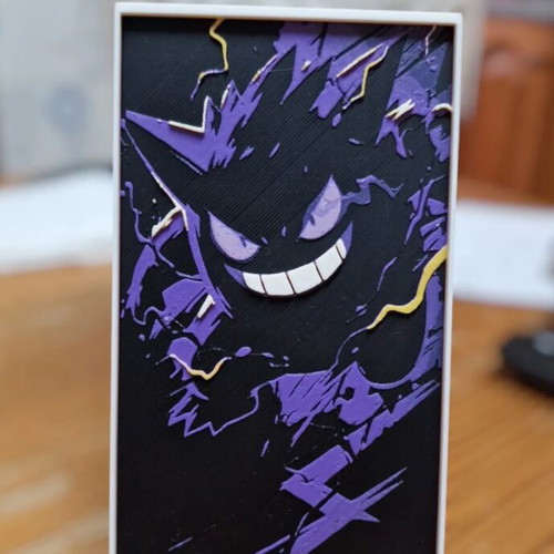 Pokémon Gengar Canvas plastic, 20x12 cm, 5 colors