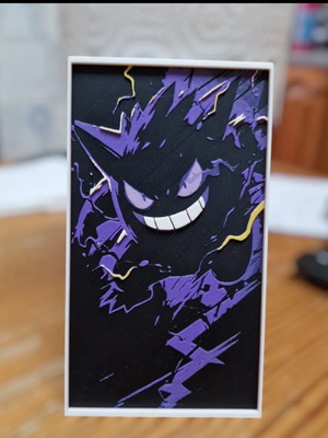 Pokémon Gengar Canvas plastic, 20x12 cm, 5 colors
