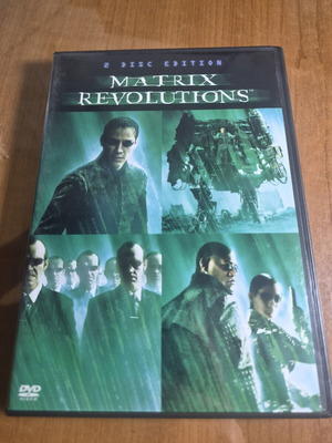 Matrix Revolutions 2 Disc Edition DVD like new, sci-fi with subtitles