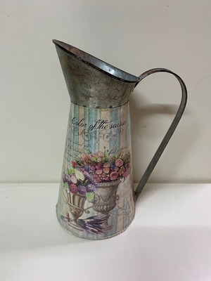 Decorative flower pitcher new, height 35cm, diameter 11cm