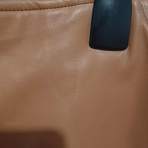 Esprit skirt used, A-line, faux leather, waist 38, beige