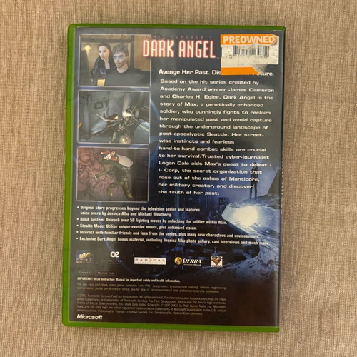 Dark Angel Xbox Original used, English version
