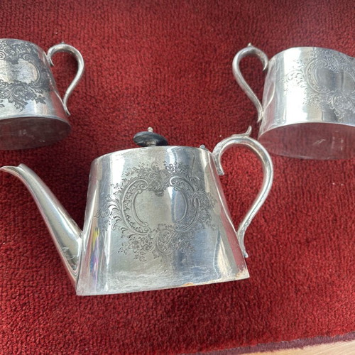 Vintage silver-plated set used