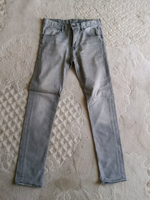 Children's jeans H&M gray used, size 164 cm