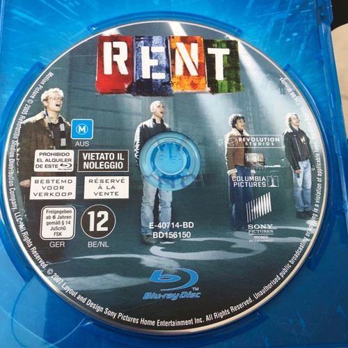 Rent Blu-Ray used, musical movie with Greek subtitles