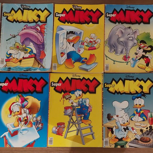 Super Miky magazine issues, set of 10