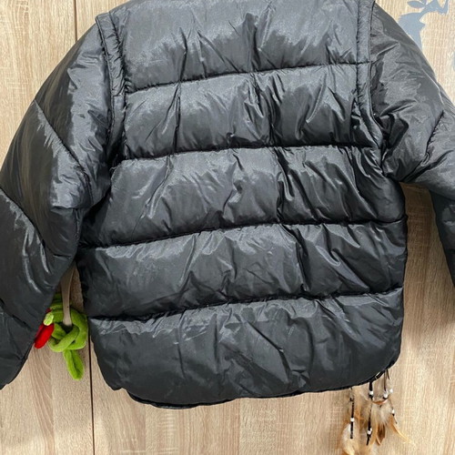 Men's down jacket like new, black, size M