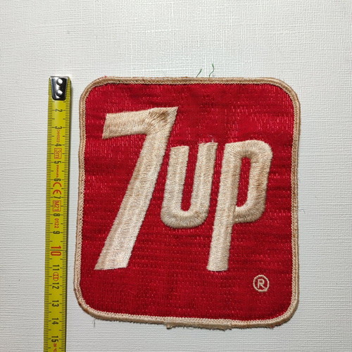 7up USA workers patch 70s 80s used, in good condition