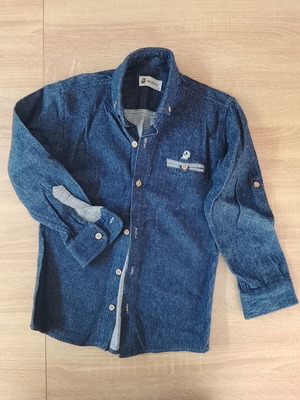 Πουκάμισο για αγόρι σαν καινούργιο, μπλε, ηλικίας 7-8 ετών