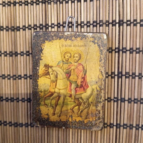 Saints Theodoroi icon used 7×9