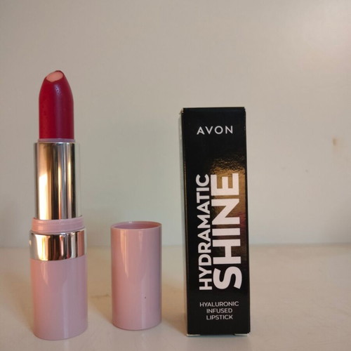 Lipstick with hyaluronic acid in carmine shade new
