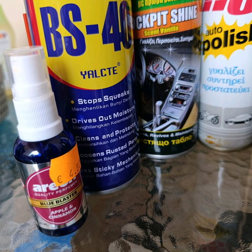 Car care items new, pack of 8 pieces