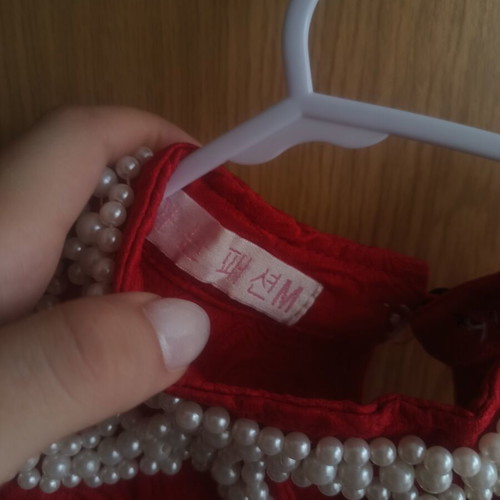 Dress red, like new, sizes S and M