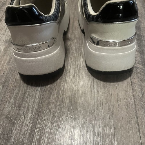 Michael Kors girls' sneakers like new, size 31, black and white