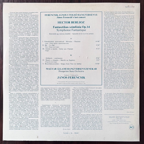 Berlioz Symphonie Fantastique vinyl LP used, classical music