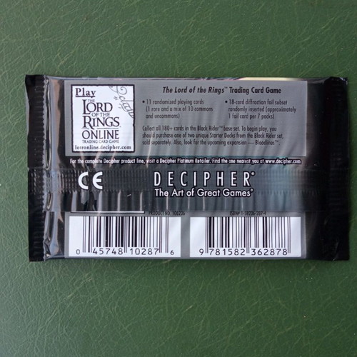 The Lord of the Rings TCG Black Rider σφραγισμένα booster πακέτα 32 τεμ
