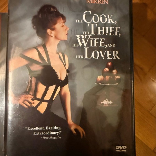 The Cook, The Thief, His Wife & Her Lover DVD like new, classic arthouse film