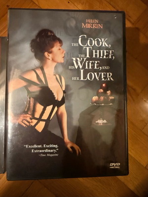 The Cook, The Thief, His Wife & Her Lover DVD like new, classic arthouse film