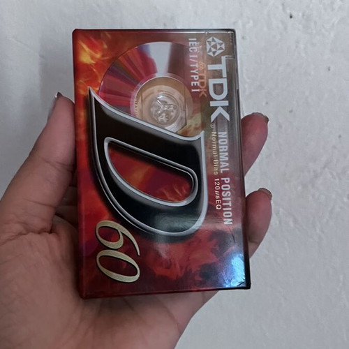 TDK D60 cassette sealed, vintage, excellent condition