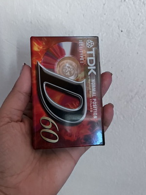 TDK D60 cassette sealed, vintage, excellent condition
