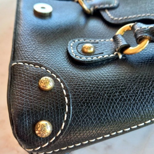 Folli Follie bag used, black with gold details