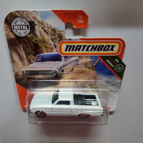 '61 Ford Ranchero Track Model 1:64 κλίμακα άσπρο Matchbox καινούργιο