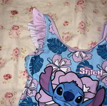 Μαγιό Stitch Disney σαν καινούργιο, μέγεθος για 8 ετών, μπλε και μωβ