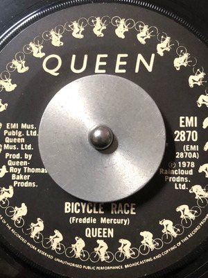 Queen Bicycle Race / Fat Bottomed Girls vinyl 7" single used