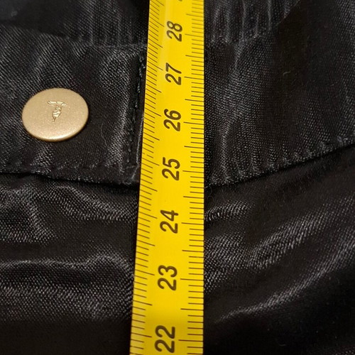 Y2K Trussardi Black Straight Pants Mid Rise Size 44 New