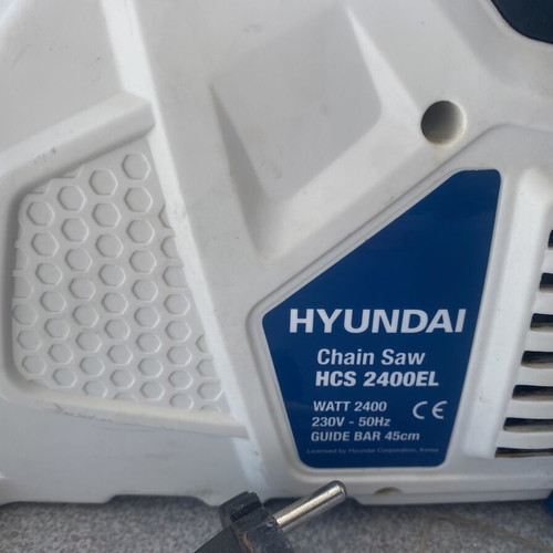 Hyundai HCS 2400EL Electric Chainsaw 2400W Like New