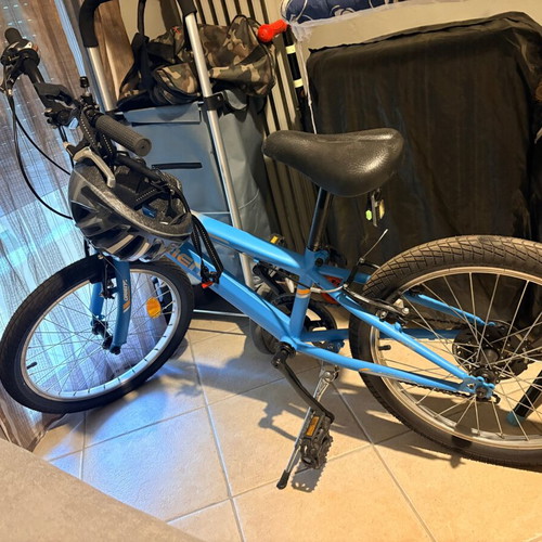 Orient city bike, 20 inch, blue, men's, with gears