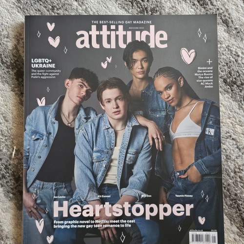 Attitude magazine May/June 2022 Heartstopper edition