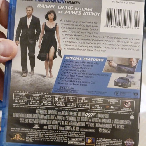 Blue Ray Quantum of Solace James Bond English used