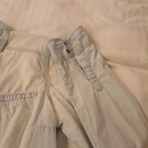 Stradivarius denim shirt used, light blue, casual
