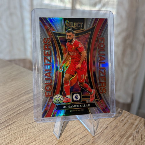 Mohamed Salah Panini Select Premier League 2024-25 Equalizers Silver Prizm card