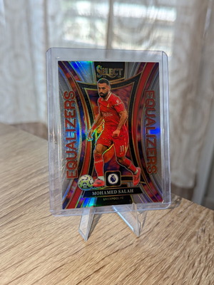 Mohamed Salah Panini Select Premier League 2024-25 Equalizers Silver Prizm card