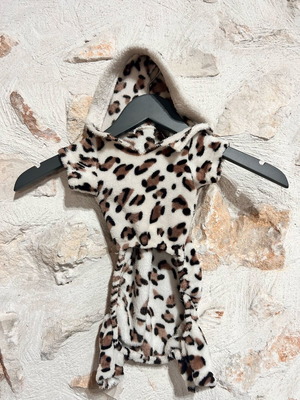 Animal Print Dog Jumper used, size XS