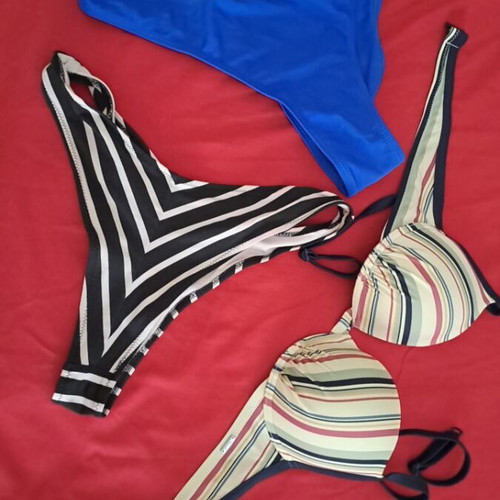 Women's swimwear set, multicolor, sizes M and L