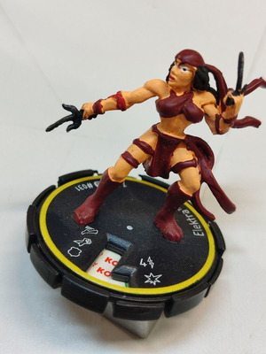 Marvel Whizkids Heroclix Elektra #031 μεταχειρισμένη φιγούρα