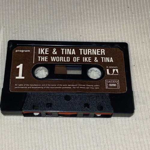 The World Of Ike & Tina Turner cassette from France, R&B / Soul