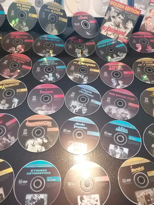 Greek movies DVD collection like new, 135 films with cases