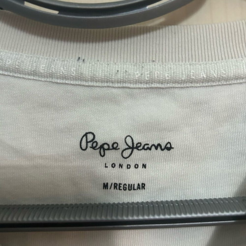 Pepe Jeans T-shirt like new, size M, white-grey