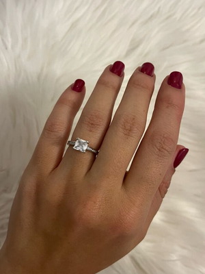 Silver ring 925 No6 new, silver color