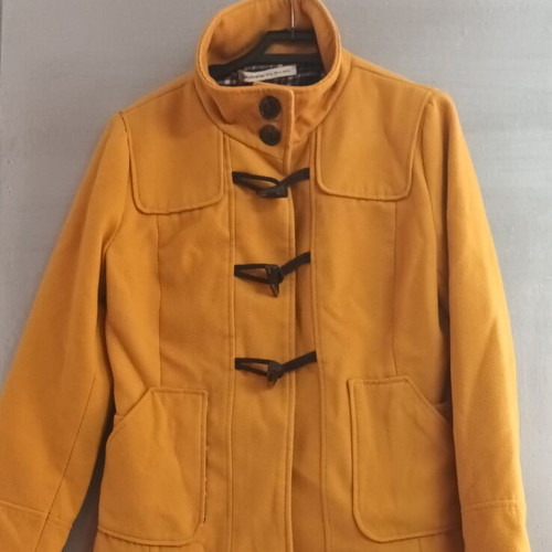 Montgomery coat used, yellow, size XL