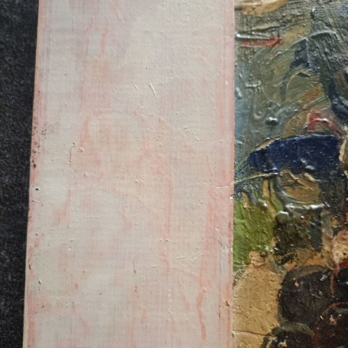 Oil painting by A. Lavdas like new, signed still life